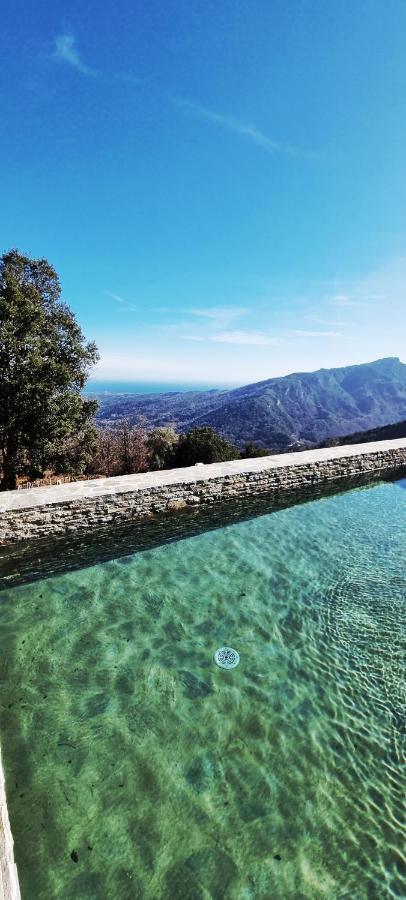 Villa Casa Santini dans Domaine privé, Piscine, Jacuzzi Porri Exterior foto